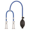 KINKgear Pompes pour tétons LuvPump Double Cup Bleu